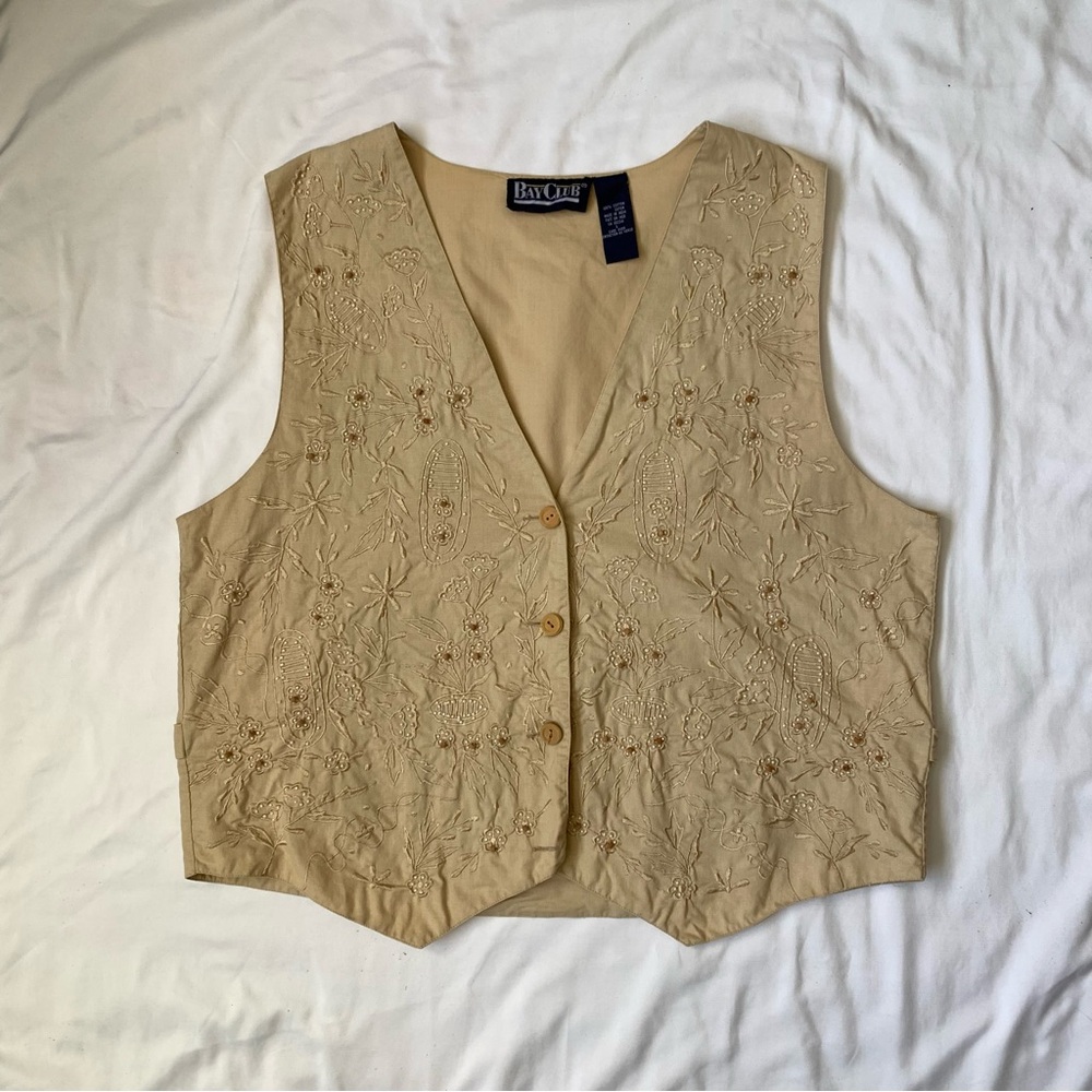 Vintage Embroidered Vest